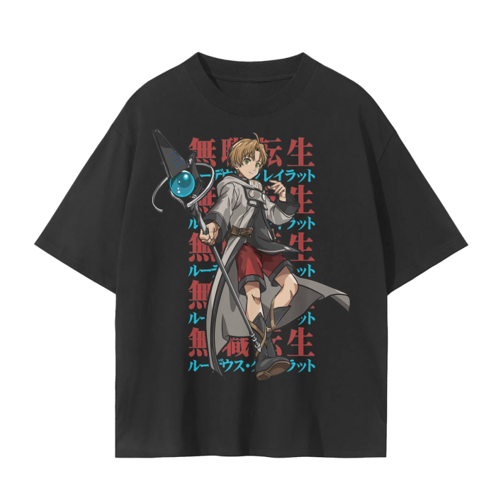 joblessreincarnation,mushokutensei,rudeustshirt,animetshirt,animestreetwear