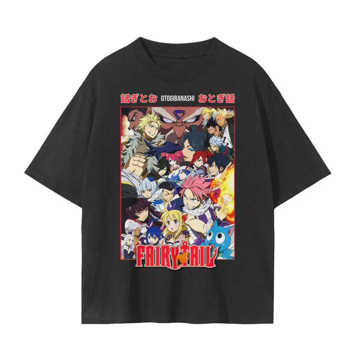 Anime Streetwear Y2K Fairytail T-Shirt